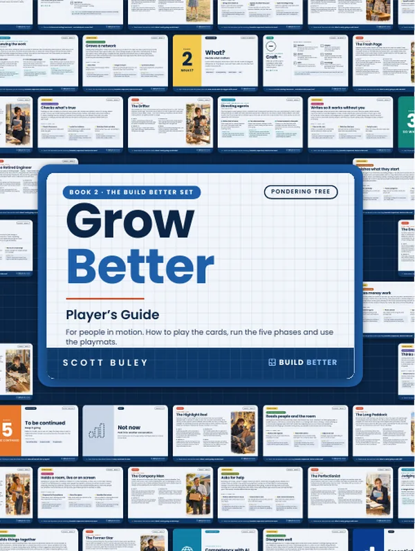 Grow Better Player's Guide cover, book 2 of the Build Better set.