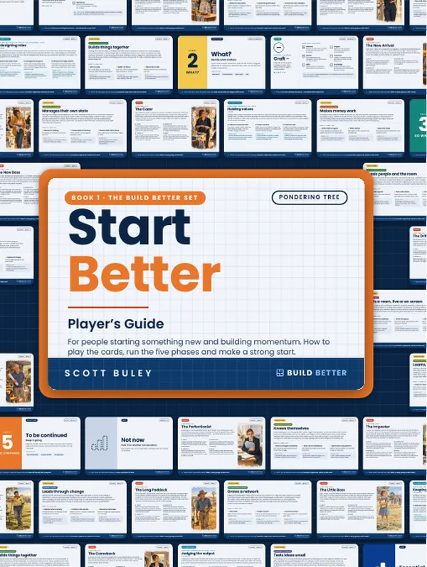 Start Better Player's Guide cover, book 1 of the Build Better set.